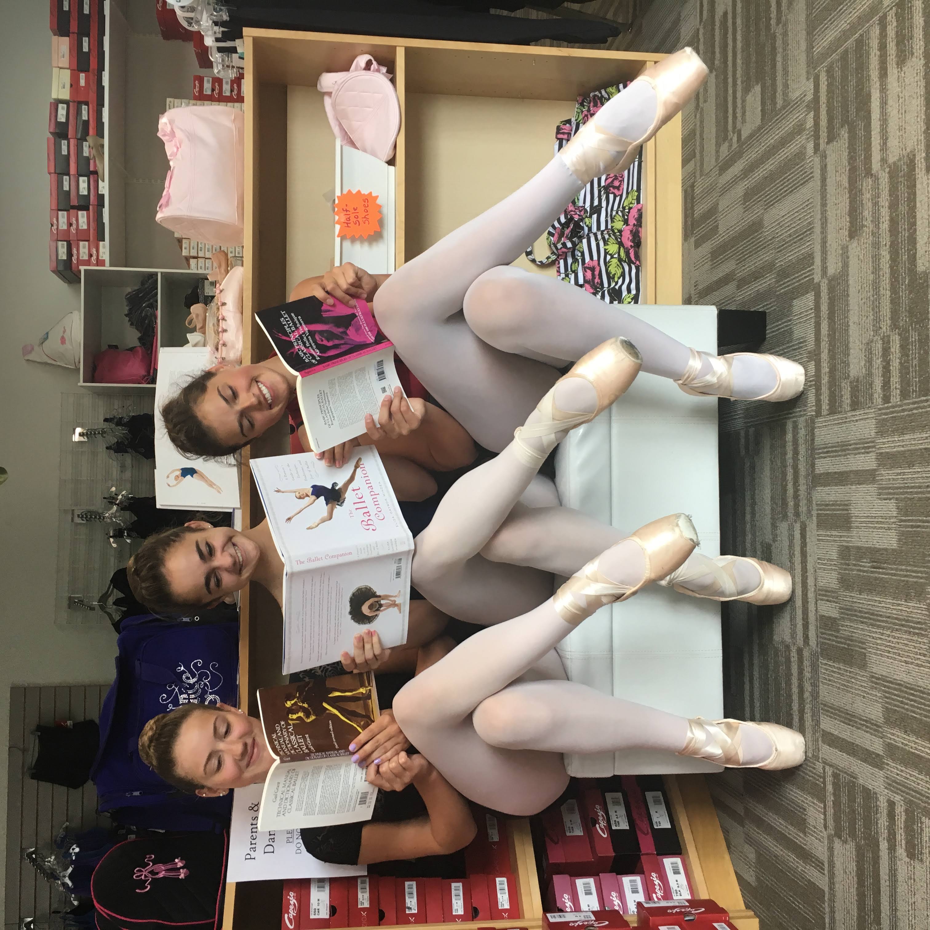 Three Girls Reading